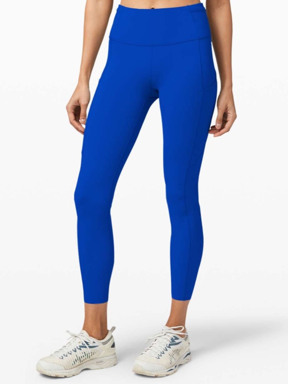 #124 Lululemon Fast & Free Tight II 25” Cerulean Blue Nulux Size 16